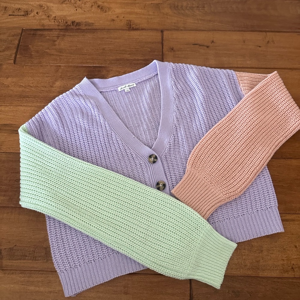 Colorful Women's Sweater Cardigan